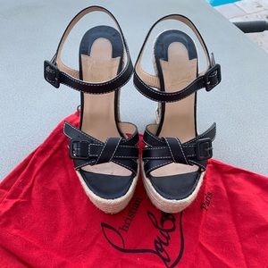 Christian Louboutin Espadrille Wedges